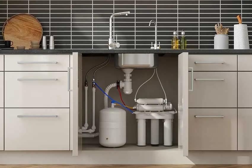 Water quality under sink system