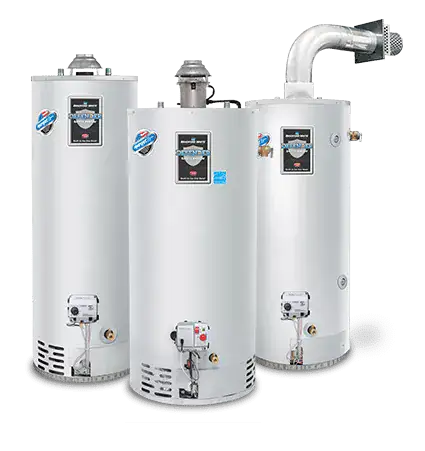 Bradford White Water Heater Trio