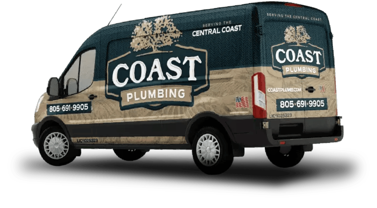 Coast Plumbing Solutions service truck.